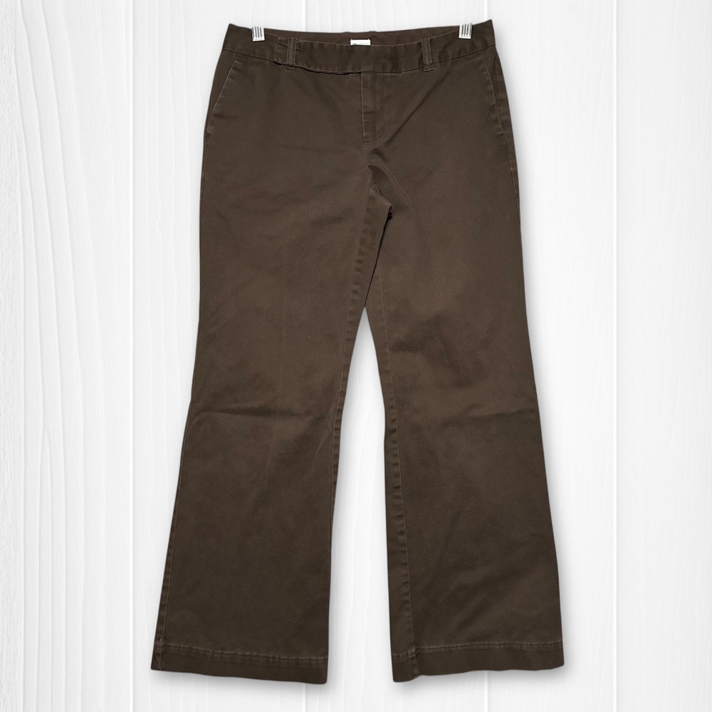 GAP Stretch Khaki‎ Pants Women Brown Bootcut Women's 4 Regular